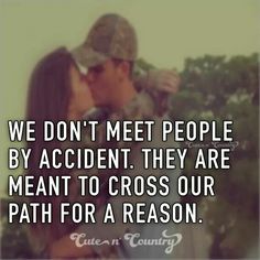 a couple kissing each other with the caption we don't meet people by accident they are meant to cross our path for a reason