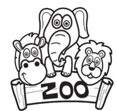 zoo animals coloring pages for kids