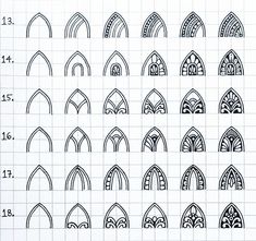 an image of some type of architecture that is drawn in black and white, with numbers on