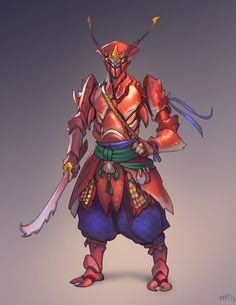 Gomora, A Honra Lefeu    Samurai6/Executor10/Algo da Tormenta6 Crab People, Fantasy Races, Fantasy Creatures Art, Creature Concept Art, Space Opera, Arte Fantasy, Fantasy Rpg, Sci Fi Art