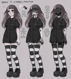 Persona Ref by DrawKill on DeviantArt | Dibujos de arte oscuro, Arte del horror, Cosas lindas para dibujar Emo Art, Goth Art, Creepy Art, Cute Art Styles, 영감을 주는 캐릭터, Creepy Cute, Drawing Base, Art Inspiration Drawing, A Drawing