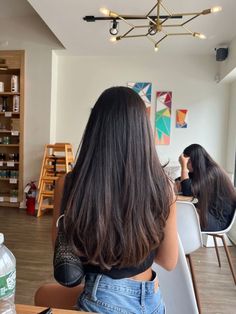 Hair Shapes Long, Hair Inspo Long Straight, U Haircut For Long Hair Straight, Long Layers Straightened, Single Length Haircut Long, Longlayers Haircut With Face Framing, Long Hair Inspiration Straight, One Layer Hair, Medium Long Haircut No Layers