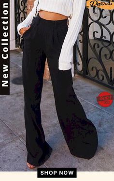 Pockets Wide Leg Pants Fashion Games, Leg Pants, Wide Leg Pants, Wide Leg, Free Shipping, Pants, Quick Saves, Trousers