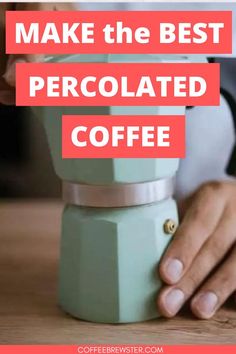 I prefer my coffee strong and am always experimenting with the best methods to brew a tasty cup. Then I discovered the old fashion brewing method of percolated coffee makes a good, strong cup! Figuring out how long to percolate coffee when making it on the stove really helped me to up my game when making percolated coffee. Coffee Percolator, Percolator Coffee, My Coffee