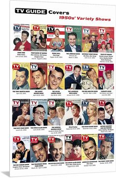 the tv guide covers 1950 -'s variety shows, vol 1 by various authors