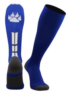 PRICES MAY VARY. PERFECT SPORTS SOCKS: The Wild Paw over the calf sock is a great way to show your team spirit for mascots such as the Wildcats, Jaguars, Cougars, Panthers, Grizzlies, Lions or Tigers - ideal for softball, baseball, basketball, lacrosse, volleyball, football, soccer, field hockey, wrestling, cheer and teams! ACCURATE SIZING: MadSportsStuff Sock Size: Small - Youth Shoe Size 12-5, Medium - Womens Shoe Size 5-10 Mens Shoe Size 5-9, Large - Womens Shoe Size 10-13 Mens Shoe Size 9-12 Size 13 Womens Shoes, Paw Socks, Paws Socks, Over The Calf Socks, Womens Shoe, Golf Attire, Youth Shoes, Field Hockey, Sports Socks