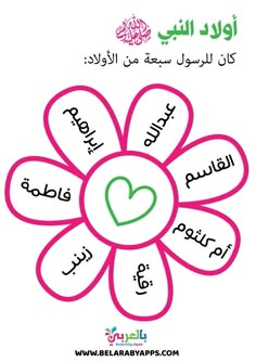 an arabic flower with the words i love you in different languages