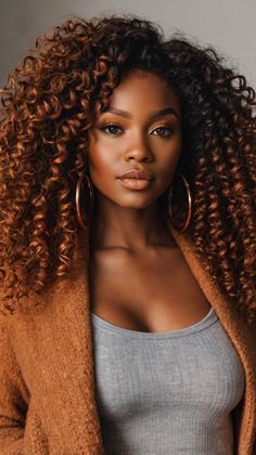 Chestnut Bob for Fall Hair Colors for Black Women Dark Skin 🍂 Braids For Fall Black Women, Honey Brown Afro, Curly Weave Hairstyles For Black Women, Fall Color Hair Ideas For Black Women, Crochet Hair Ideas, Hair Colors For Black Women, Hair Color For Dark Skin, Colors For Black Women