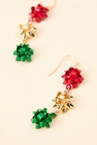 Holiday Beaded Jewelry, Christmas Jewelry Ideas, Holiday Jewelry Ideas, Christmas Earrings Handmade, Holiday Beading, Holiday Bows, Holiday Earrings, Holiday Earring, Holiday Jewelry