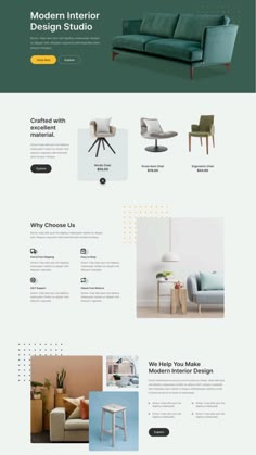 the interior design studio wordpress theme is clean and modern, but it's easy to use