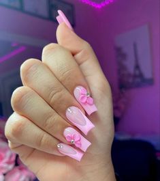 Gel Nails Diy, Vacation Nails, Luxury Nails, Pretty Acrylic Nails, Long Acrylic Nails, Diy Nails, How To Do Nails, Nail Tips, Stylish Nails