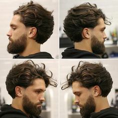 New Long Hairstyles, Cool Mens Haircuts, Wavy Hair Men, Men Haircut Styles, Wavy Hairstyles, Corte De Cabelo Masculino, Hair And Beauty, Hairstyles For Men