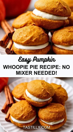 pumpkin whoopie pie recipe no mixer needed