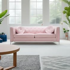 Elevate your living space with the exquisite Colmar Velvet Sofa, where elegance meets comfort in every stitch. This beautifully designed sofa is perfect for those who appreciate a blend of classic charm and modern sophistication. Sink into the plush, velvet cushions and enjoy a new level of comfort. The Classy Home Upholstery Color: Pink | The Classy Home Colmar Velvet Sofa in Pink | 31" H X 34" W X 83" D | Wayfair Gray Velvet Sofa, Chaise Lounges, Classy Home, Colmar, Velvet Sofa, Velvet Cushions, Love Seats, Room Sofa, Dark Gray