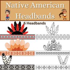 native american headbands for kids and adults