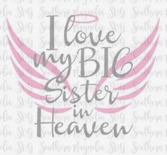 i love my big sister in heaven svt