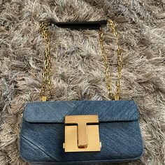 Tom Ford Denim Medium T-Clasp Shoulder Bag | Handbag Worn Once Tom Ford Bags, Tom Ford Bag, 2024 Fashion, Tom Ford, Limited Time, Bags Handbags, Color Blue, Bag Lady, Ford