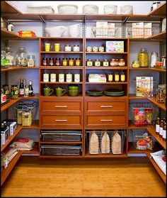 the inside of a store filled with lots of shelves