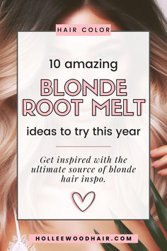 10 amazing blonde root melt ideas to try this year: get isnpired with the ultimate source of blonde hair inspo. Blonde Root Melt, Dishwater Blonde, Blonde Honey, Dimensional Hair Color, Root Melt, Perfect Blonde Hair, Hair Dye Tips, Hairstyle Tips, Colored Hair Tips