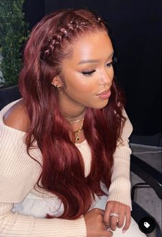 Vacation Hairstyles For Long Hair, Nadia Turner, Bunny Templates, Red Hair Inspo, Cheer Hair, Hairstyle Inspo, Boho Hair, 29th Birthday