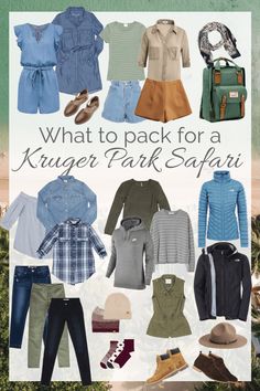 what to pack for a khaki park safari