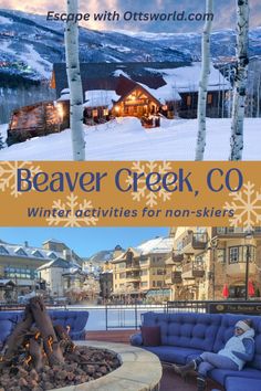 Winter Things to Do in Beaver Creek for Non-Skiers Steamboat Springs Colorado Winter, Beaver Swimming, Wet Beaver Creek Arizona, Beaver Run Resort Breckenridge, Winter Travel Destinations, Southwest Usa, Winter Things, Road Trip To Colorado