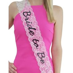 The perfect accessory for your special bachelorette is classy, sassy and commands attention! Our sash comes in a quality and style that is unavailable from competing products:  Holds its shape and does not bend or roll preventing people from knowing what the sash says on the front.  Made of durable lace with big, bold, and sparkly lettering thats sure to make the future bride stand out in a crowd.  Just the right size. Other sashes are too long. Do not fall for cheap imitations that hang low and White Sash, Bachelorette Sash, Lace Sash, Bridal Shower Party Favors, Bachelorette Party Supplies, Bride To Be Sash, Bridal Sash, Future Bride, Bridal Shower Party