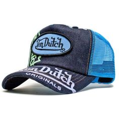 100% Authentic. Closeouts From 2006 When Von Dutch Closed Down Their Warehouse In Vernon California. New, Never Worn. Great Fit And Quality. The Hats Are Adjustable From Back. All Hats Are Shipped In A Box To Prevent Damaging While In Transit. Brand New, Never Worn, Without Tags, Quality Five Panel Caps. Made Of Cotton Front With Nylon Mesh Back, A Curved Bill, Cotton Sweatband, And A Snapback Closure. Limited Stock Painted Denim Jeans, Kangol Bucket Hat, Von Dutch Hat, Y2k Hat, Custom Fitted Hats, Streetwear Hats, Dutch Blue, Glasses Trends, Vintage Trucker Hats