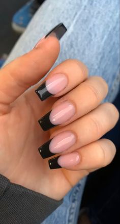 Acrylic Nails Ideas Coffin French Tip, French Tip Acrylic Nails Almond Shape Long, Medium Ballerina Acrylic Nails Designs, Acrylic Nails For Pale Skin, Popular Acrylic Nails 2023, Pretty Square Nails Medium, Acrylic Nail Ideas Square, Square Trendy Nails, Minimalist Nails Coffin