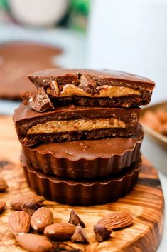 homemade reeses, Carob Almond Butter Cups Almond Butter Cups, Homemade Almond Butter, Almond Butter Recipes, Food Sensitivity, Food Sensitivities