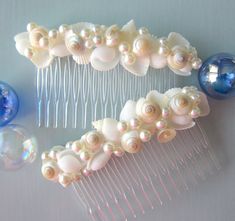 Hey, I found this really awesome Etsy listing at https://www.etsy.com/listing/40642260/beach-wedding-seashell-hair-combs Shell Hair Accessories, Beach Wedding Hair Accessories, Seashell Hair, Beach Wedding Attire, Prom Hair Accessories, Beach Wedding Hair, Beach Bride, Bridal Comb, Seashell Crafts