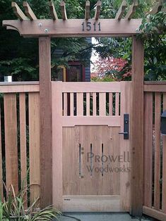 a wooden gate with the number thirteen on it