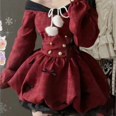 TAVIMART - Y2K Christmas Red Elegant Party Dress Women Casual Sweet Plaid Bow Dresses Female Korean Fashion Chic Kawaii Mini Dress Suggestion: Choose the size according to your weight. Size S Weight: 40 kg - 45 kg Size M Weight: 47.5 kg - 52.5 kg Size L Weight: 55 kg - 60 kg Size XL Weight: 60 kg - 62.5 kg Size Information Mini dress Size S Bust:80cm Waist:62cm Shoulder:34cm Length:62cm Sleeve:56cm Size M Bust:84cm Waist:66cm Shoulder:35cm Length:63cm Sleeve:57cm Size L Bust:88cm Waist:70cm Shoulder:36cm Length:64cm Sleeve:58cm Size XL Bust:92cm Waist:74cm Shoulder:37cm Length:65cm Sleeve:59cm Cute Mini Dress For Costume Party, Fitted Kawaii Party Dresses, Fitted Kawaii Mini Dress For Party, Kawaii Fitted Party Dresses, Kawaii Style Fitted Mini Dress For Party, Kawaii Fitted Mini Dress For Party, Red Christmas Costume Dress, Kawaii Mini Party Dress, Red Fitted Holiday Dress For Winter