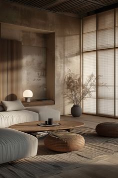 Japan Interior Design Living Room, Asian Inspired Interior Design, Modern Japandi Living Room, Scandinavian Japanese Interior, Japan Style Interior, Japandi Style Interior Design, Japan Interior Design, Japandi Living Room Design, Japandi House