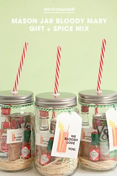 The Original DIY Mason Jar Cocktail Gifts! Creative Mother's Day Gifts, Mason Jar Ideas