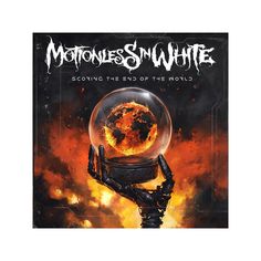 the cover to motionless white's upcoming album, becoming the end of the world