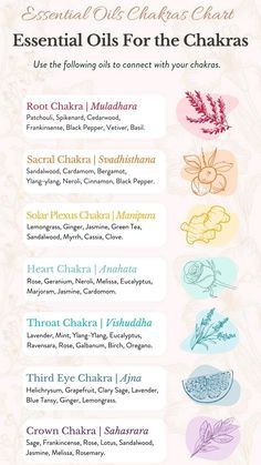 Essential Oils For Chakra Balancing, Aromatherapy For Chakras, Oils For Chakras, Sacral Chakra Oils, Essential Oils And Chakras, Essential Oils For Positive Energy, Chakra Oil Blends, Essential Oils For Sacral Chakra, Essential Oils For Root Chakra