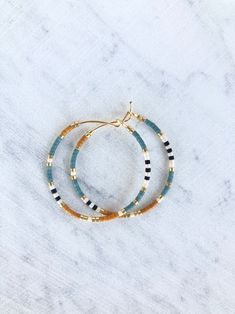 Multi Colored Beaded Hoop Earrings Dainty hoop earrings | Etsy Gold Small Hoop Earrings With Spacer Beads, Trendy Gold Hoop Beaded Earrings, Trendy Gold Hoop Earrings With Colorful Beads, Trendy Gold Beaded Hoop Earrings, Hoop Beaded Earrings With Spacer Beads, Gold Hoop Earrings With Colorful Beads For Everyday, Everyday Gold Hoop Earrings With Colorful Beads, Everyday Colorful Beaded Hoop Earrings, Summer Jewlery