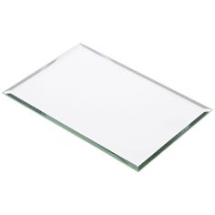 an empty glass plate on a white background