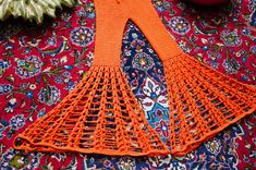 "Follow our INSTAGRAM for updates @fantasia_superstar FB: https://www.facebook.com/fantasiasuperstar Dreamy tangerine acid crochet pants ⫸ ART TO WEAR ! One of a kind. ⫸ TRUE HANDMADE with love by us <3 ⫸ Condition: new // Excellent ⫸ Fabric: 100% cotton Yarn ⫸ Care: Hand wash and lay flat to dry ⫸ Ready to ship ✌ From Poland with love ˗ˏˋ ♡ ˎˊ˗ ❀ Custom orders always welcome! We will be super happy to costumize size & colour for you ♡ Feel free to message us for any special requests ❀ ❁ Orange Stretch Bottoms For Festival, 70s Inspired Wide Leg Festival Pants, Handmade Hippie Bottoms For Festival, Bohemian Crochet Bottoms For Festival, Hippie Boho Crochet Pants, Hippie Handmade Festival Bottoms, Summer Hippie Flares, Crochet Flare Pants, Crochet Flair Pants