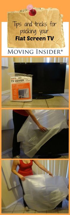 the instructions for how to make an easy and practical diy flat screen tv cover