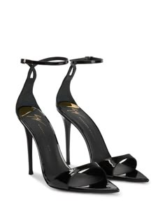 Giuseppe Zanotti Intriigo Strap 105mm Sandals - Farfetch Shoe Ideas For Women, Dr Shoes, Giuseppe Zanotti Heels, Fashion Shoes Heels, Shoes Heels Classy, Heels Classy, Shoe Inspiration, Aesthetic Shoes, Carrie Bradshaw