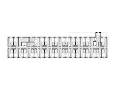 the floor plan for an office building with multiple floors and several rooms, all connected to each other