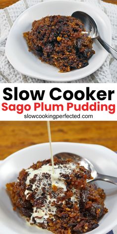 this slow cooker sago plum pudding is so good it's ready to be eaten