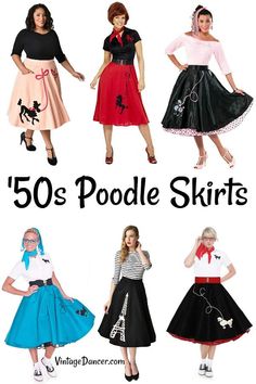 Poodle Skirt Halloween Costume, Hippie Fashion 70s, Skirt Halloween Costume