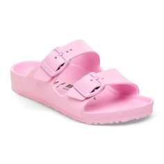 Arizona Kids EVA Fondant Pink | BIRKENSTOCK Fondant Pink, Pool Sandals, Arizona Eva, Birkenstock Style, Two Strap Sandals, Cork Sandals, Women's Shoes Accessories, Calf Muscles, Backpacking Packing