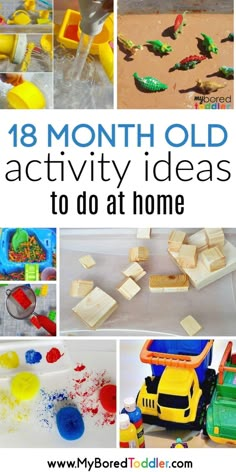 simple one year old activities for toddlers to play with and learn how to use them