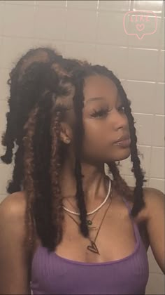 Soft Locs With Hair Jewelry, Lazy Box Braid Hairstyles, Black Girls Hairstyles Butterfly Locs, Alt Braids Hairstyles, Black People Braids Hairstyles, Black Hairstyles Locs, Cute Black Braided Hairstyles, Summer Box Braids