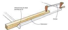 an image of a wooden beam with measurements