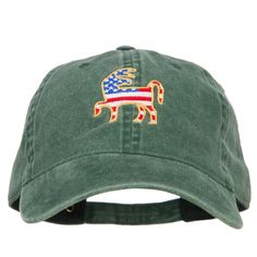 Donkey USA Flag Embroidered Washed Buckle Cap Unisex Crown, Sticker Patches, Season 8, Patch Design, Hat Band, Custom Hats, Ball Cap, Usa Flag, Low Profile